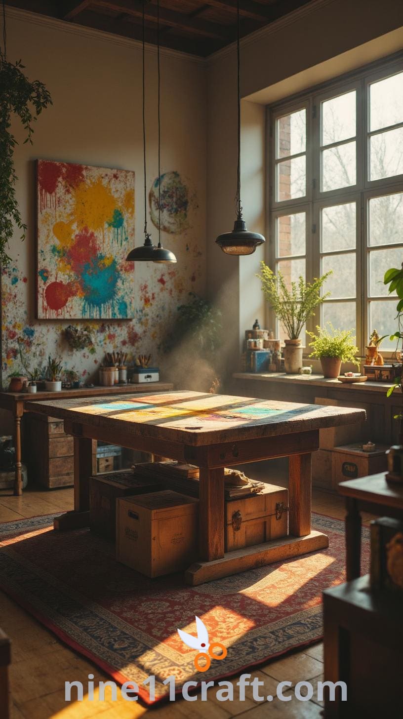 A bright and spacious artist