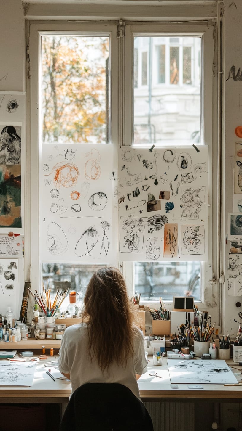 A cozy artist