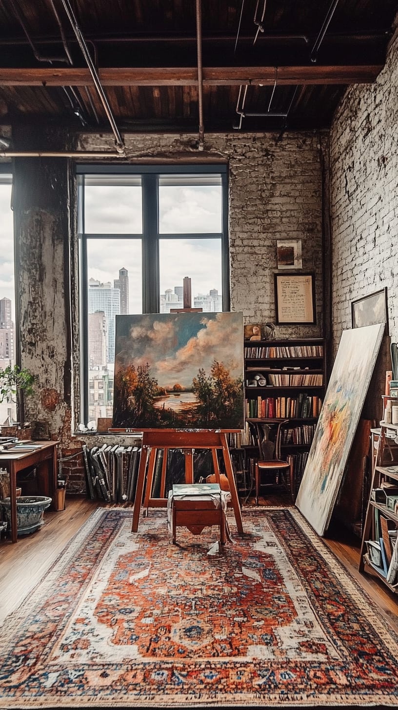 A cozy artist