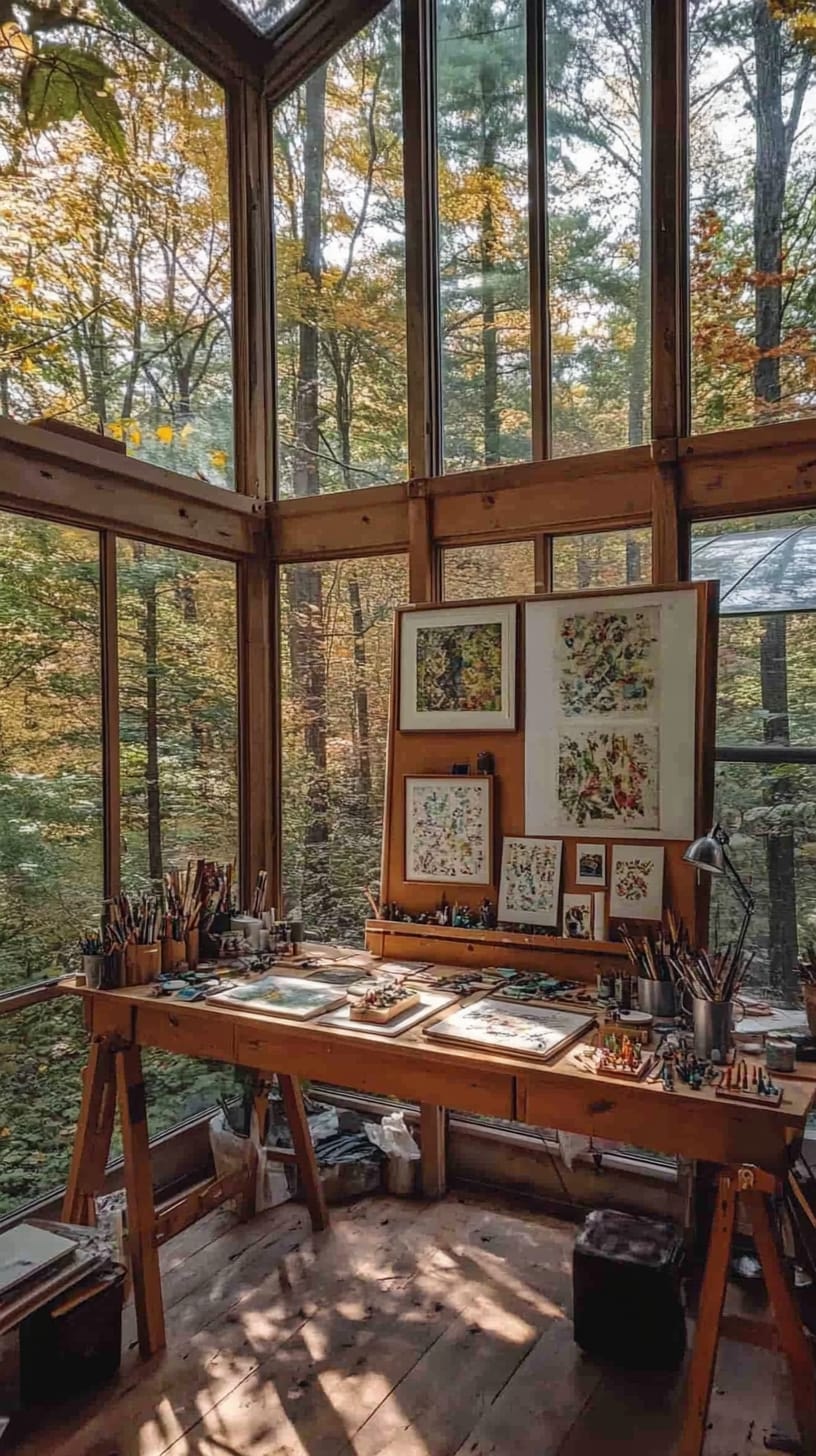 A cozy artist
