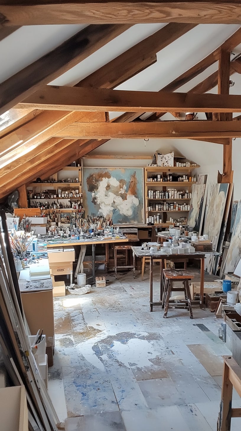 An inviting artist