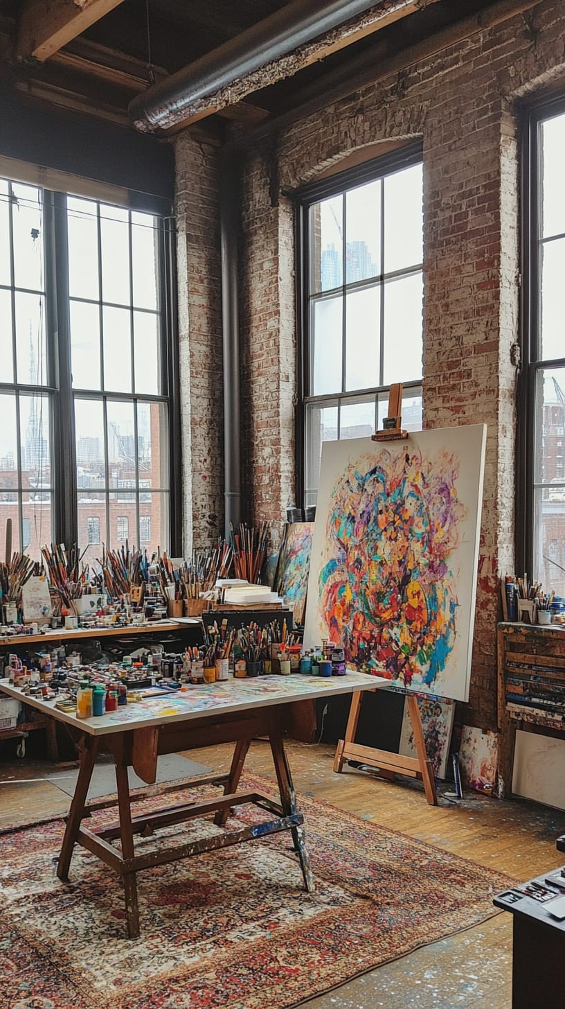 A spacious artist