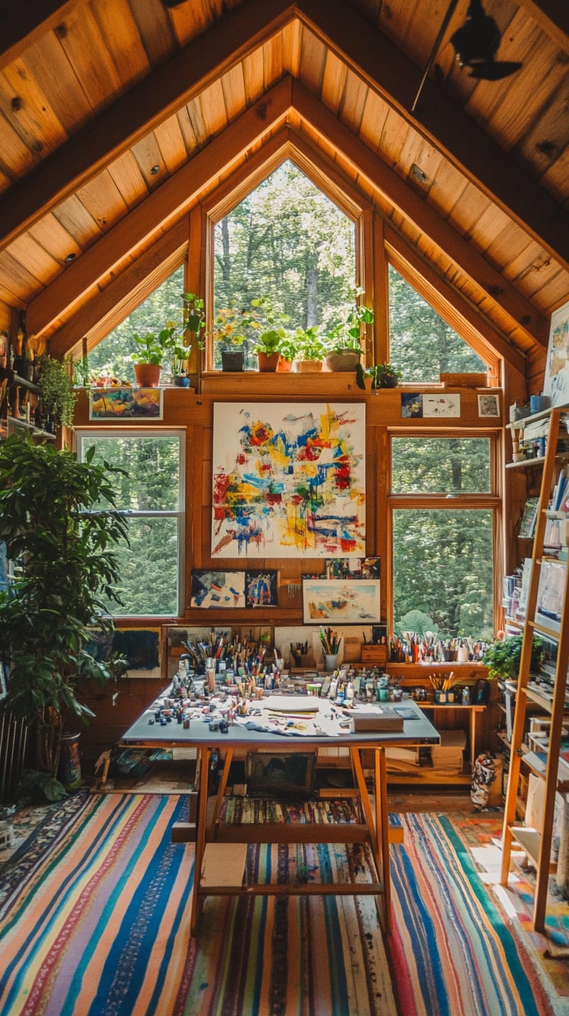 A cozy artist