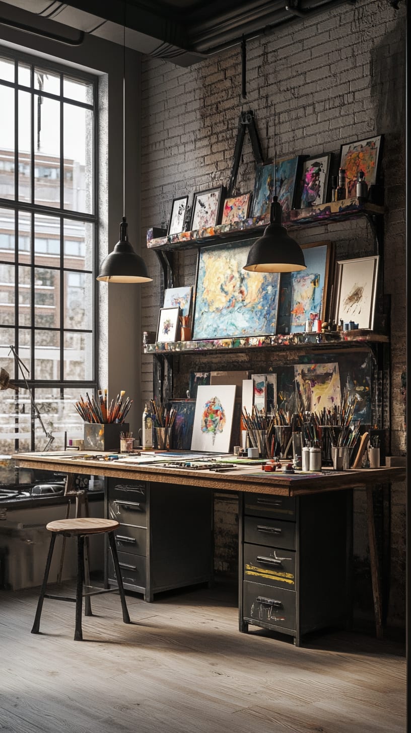 An industrial artist