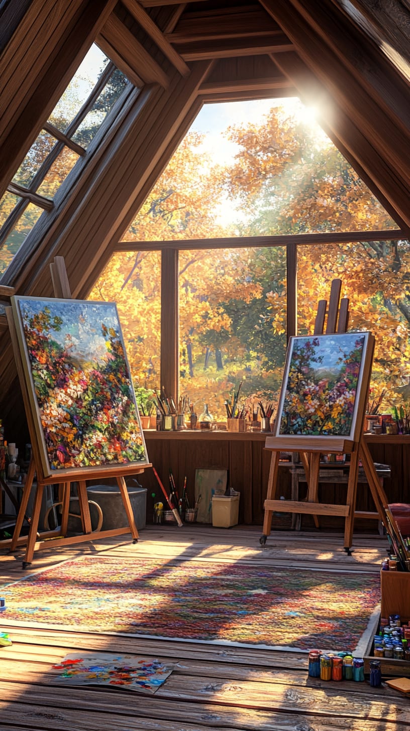 A cozy artist