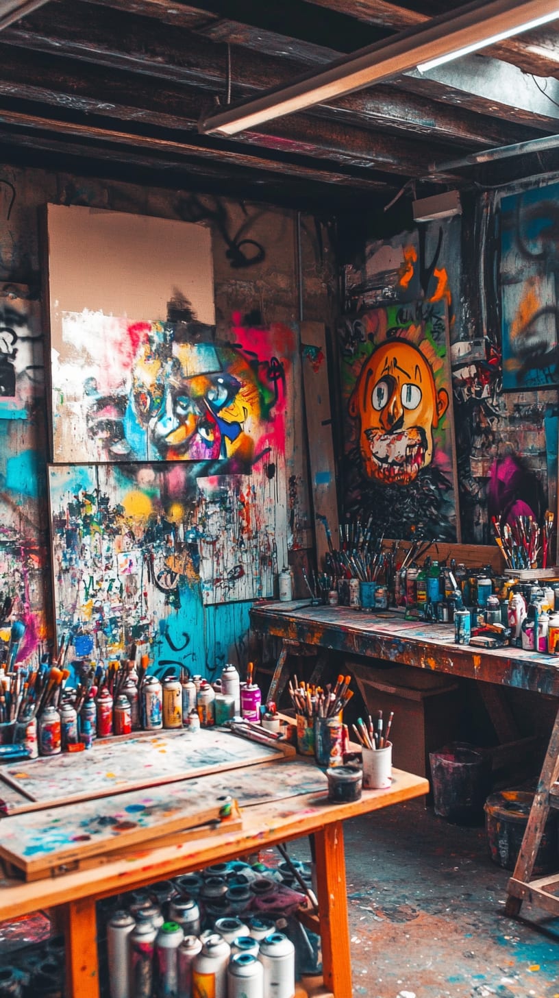 A lively artist