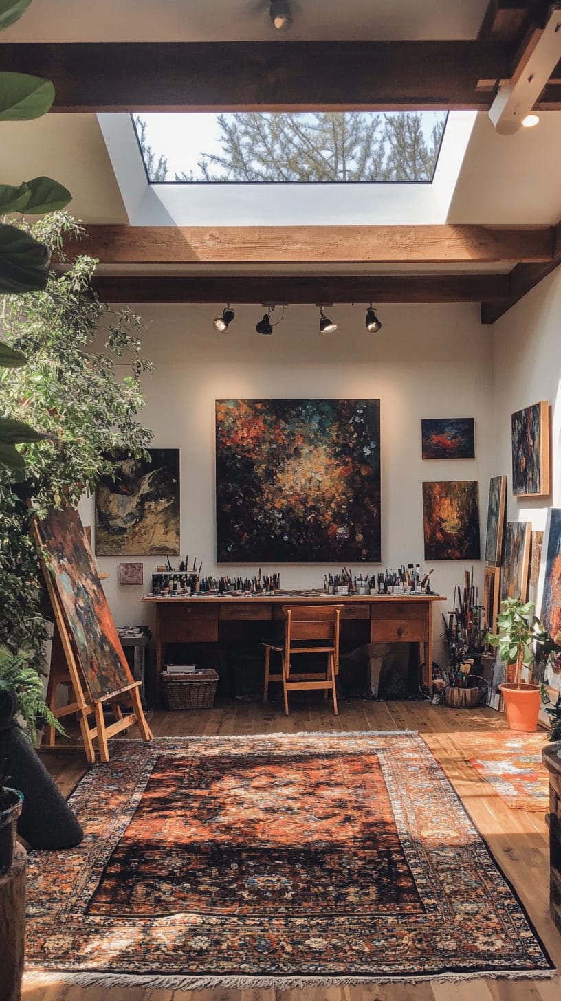 A cozy artist