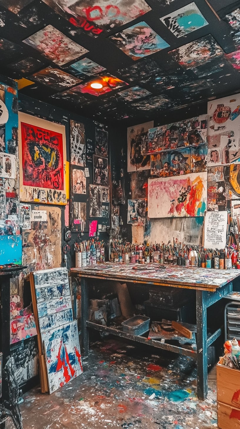 A chaotic artist